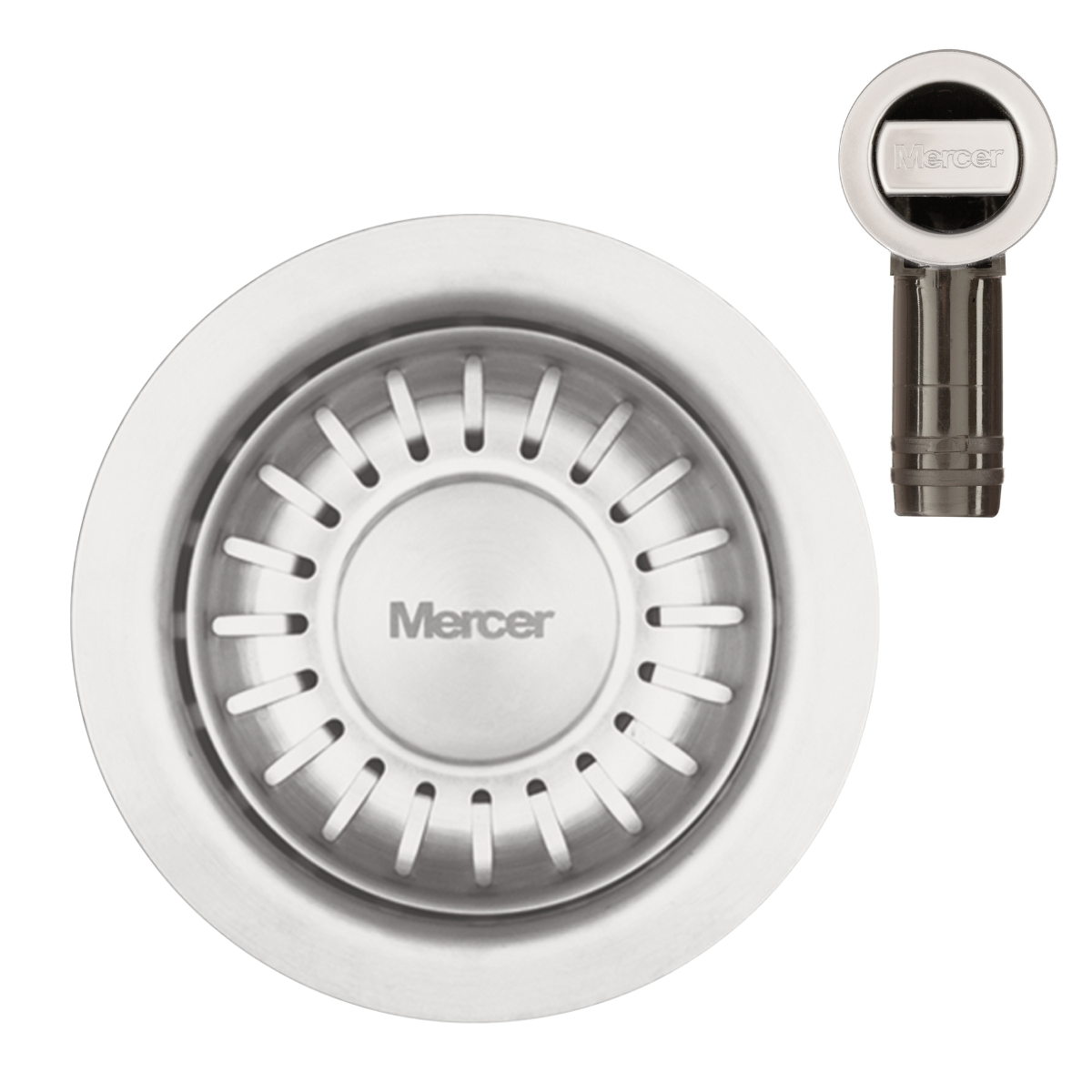 Aurora Stainless Waste Kit - Round Overflow | Mercer | Mercer NZ